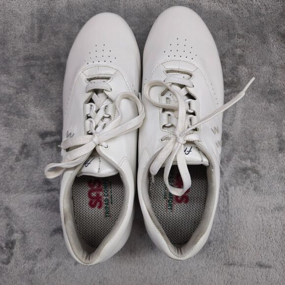 SAS Free Time Tripad Comfort Walking Shoes Women’s 10.5 M White Leather - Picture 2 of 13